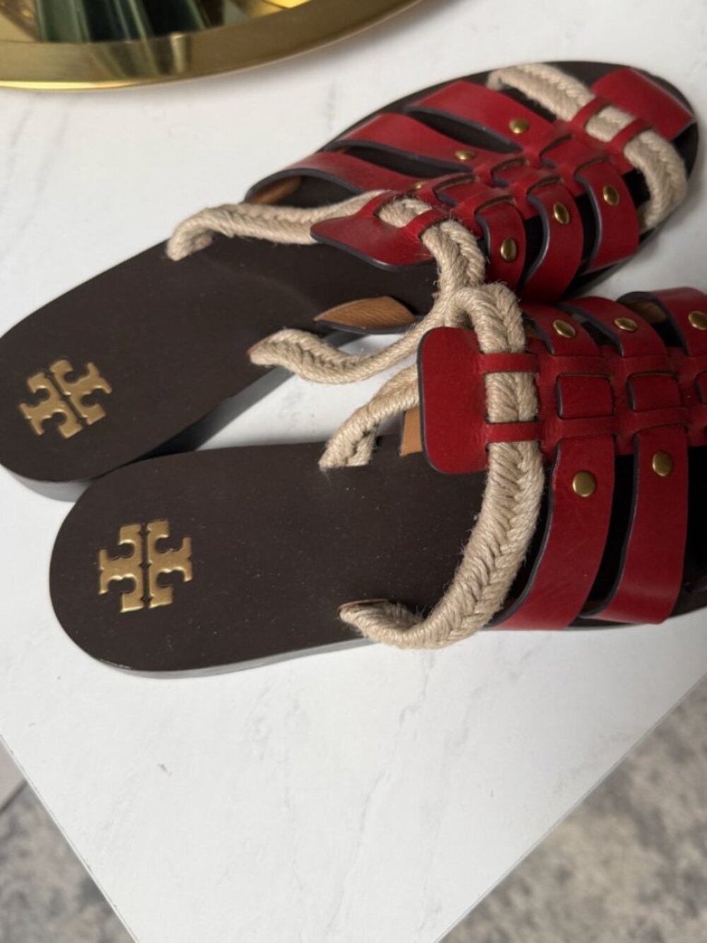 Tory Burch Fisherman Sandals size 7.5
